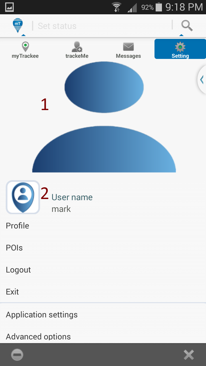 update profile and marker images